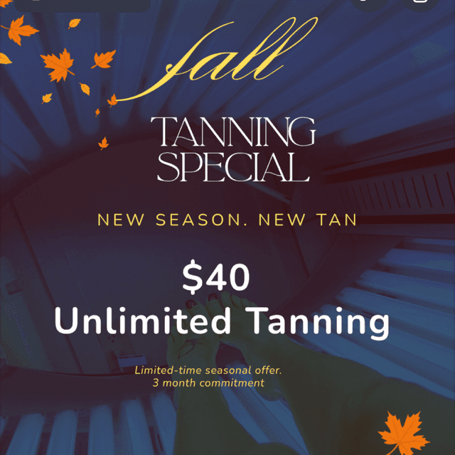 Fall Tanning at Grace & Glow Studio LLC in Lynden, WA